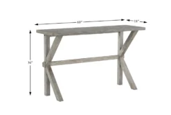 Daisy 60" Counter Set For 4 -Furniture Store 319229 grey wood counter height set detail 44
