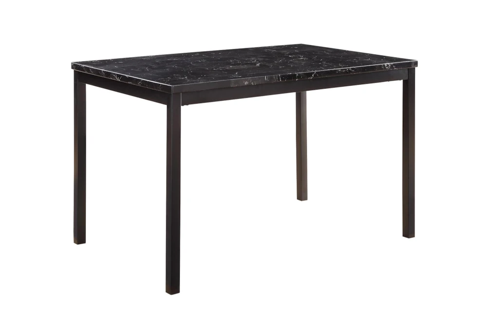 Bianca Black 48" Dining Table 3 Bianca Black 48" Dining Table