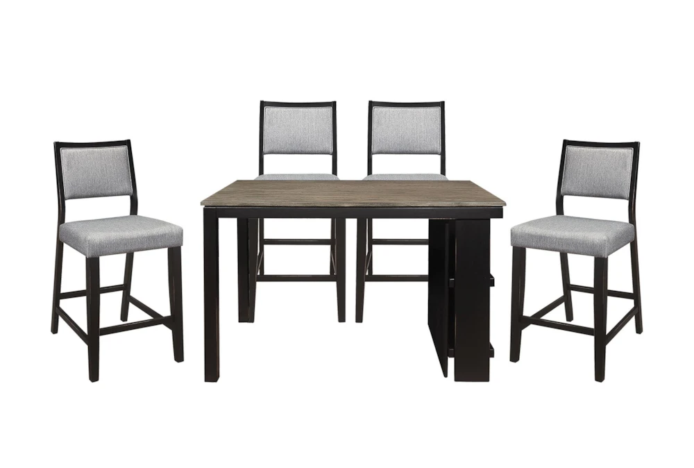 Alley 60" Counter Set For 4 3 Alley 60" Counter Set For 4