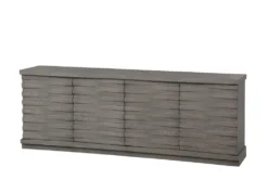 Hayward 76" Angled Door Grey Tv Stand