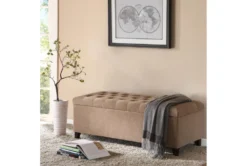 Maia 49" Sand Tufted Soft Close Storage Bench 11 Maia 49" Sand Tufted Soft Close Storage Bench -Furniture Store 320507 room 85