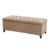 Maia 49" Sand Tufted Soft Close Storage Bench 2 Maia 49" Sand Tufted Soft Close Storage Bench -Furniture Store 320507 signature 01