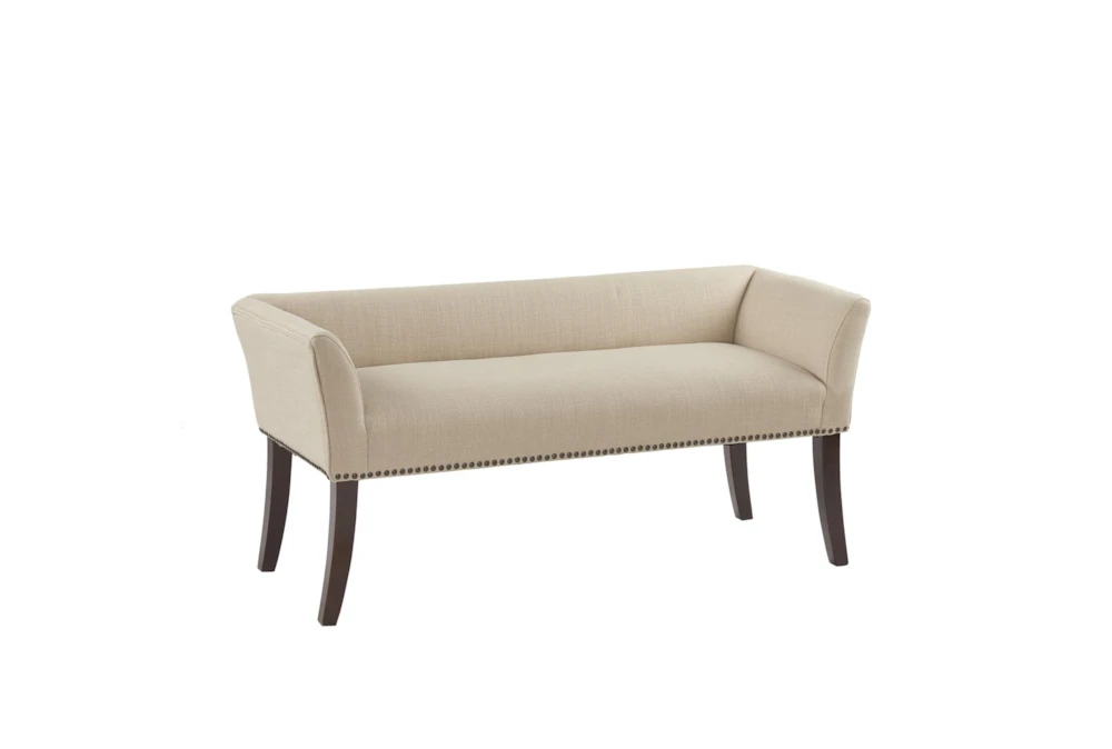 50" Nessa Cream Accent Bench 3 50" Nessa Cream Accent Bench
