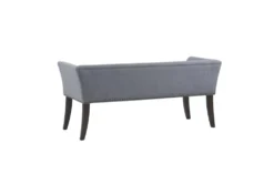 50" Nessa Slate Blue Accent Bench -Furniture Store 320527 back 82