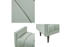 48" Seafoam Upholstered Modern Accent Bench 17 48" Seafoam Upholstered Modern Accent Bench -Furniture Store 320536 detail 46