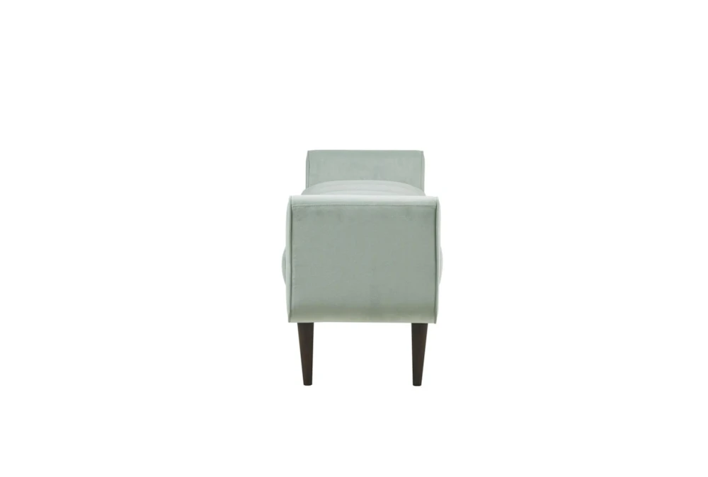 48" Seafoam Upholstered Modern Accent Bench 5 48" Seafoam Upholstered Modern Accent Bench - Image 3