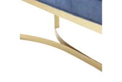 48" Loren Blue Upholstered Accent Bench With Metal Base -Furniture Store 320543 detail 44