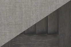 44" Distressed Grey Wood + Fabric Storage Bench -Furniture Store 320659 grey wood bench material 76