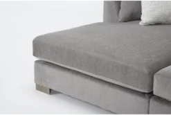 Pierson Oversized 88" Double Chaise 10 Pierson Oversized 88" Double Chaise -Furniture Store 320695 grey fabric sectional detail 44