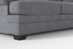 Stanley Chenille 99" Queen Sleeper/Loveseat Set 11 Stanley Chenille 99" Queen Sleeper/Loveseat Set -Furniture Store 321083 blue fabric sofa and loveseat set detail 44