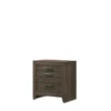 Marlee Brown 25" 2 Drawer Nightstand -Furniture Store 321507 brown mdf nightstand signature 01
