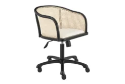 Hedda Office Chair With Beige Velvet Seat -Furniture Store 321587 black velvet office chair detail 44