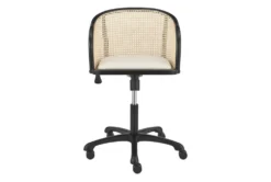Hedda Office Chair With Beige Velvet Seat -Furniture Store 321587 black velvet office chair detail 48