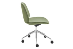 Lior Green Office Chair With Polished Aluminum Base -Furniture Store 321647 green polyester office chair detail 45