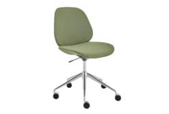 Lior Green Office Chair With Polished Aluminum Base -Furniture Store 321647 green polyester office chair detail 48