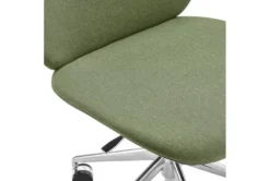 Lior Green Office Chair With Polished Aluminum Base -Furniture Store 321647 green polyester office chair detail 50