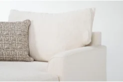 Belinha II Opal Chaise -Furniture Store 322069 white fabric chaise detail 44