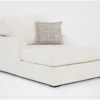 Belinha II Opal Chaise -Furniture Store 322069 white fabric chaise signature 01