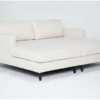 Calais Vanilla Double Chaise