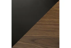 Linnea Walnut + Black Faux Leather Swivel Adjustable Office Chair -Furniture Store 323462 material 76