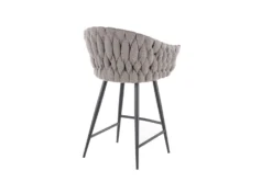 Braiden Cream And Grey Counter Stool -Furniture Store 323641 back 82