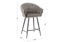 Braiden Cream And Grey Counter Stool -Furniture Store 323641 detail 44