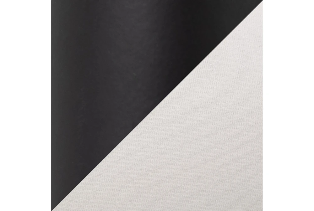 44" White Faux Leather High Back Bench + Black Steel Legs 9 44" White Faux Leather High Back Bench + Black Steel Legs - Image 7