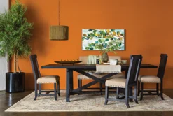 Jaxon 45" Upholstered High-Back Bench -Furniture Store 77095 9