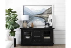 Jaxon 65" Sideboard -Furniture Store 77097 black wood buffet room 41