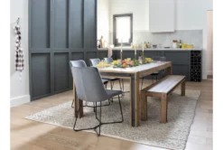 Amos 71-91" Extension Dining Table 17 Amos 71-91" Extension Dining Table -Furniture Store 85249 grey wood dining table room 85