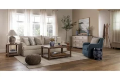 Pouf- Charcoal Jute -Furniture Store 99655 grey fiber pouf room 43