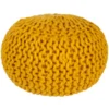Pouf-Cabled Gold -Furniture Store 99662 0