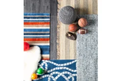 Pouf-Cabled Grey -Furniture Store 99667 4