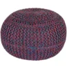 Pouf-Cabled Amethyst -Furniture Store 99684 1