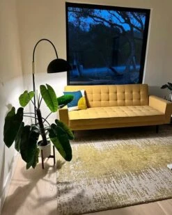 Petula II Mustard 85" Convertible Sofa Bed -Furniture Store normal 49