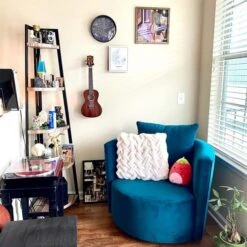 Twirl 37" Swivel Velvet Accent Chair -Furniture Store normal 59