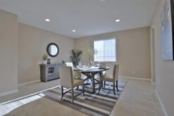 Jaxon Grey 54-72" Round Extension Dining With Upholstered Chair Set For 4 -Furniture Store normal 66