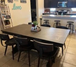 Valencia 72-90" Extension Trestle Dining Table -Furniture Store normal 74