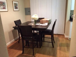 Sutton 48" Square Espresso Counter Table -Furniture Store normal 78